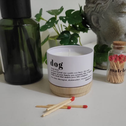 Dog Lover & Dog Mom Candle
