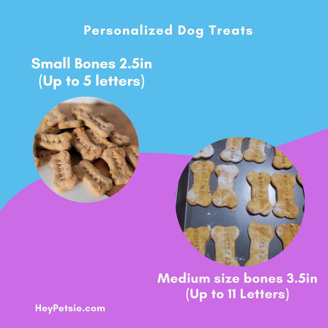 Personalized Dog Treats & Packaging - Customizable with your dog's name and portrait